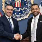 Omar García Harfuch se reúne con director del FBI