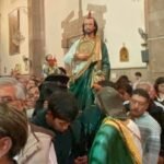 Abarrotan templo de San Hipólito por fiesta a San Judas Tadeo; SSC implementa operativo