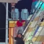 Niño se cuelga de Rueda de la Fortuna en Feria de Torreón